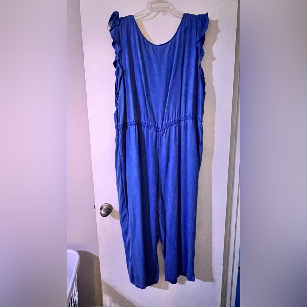 Old Navy denim jumpsuit with pockets